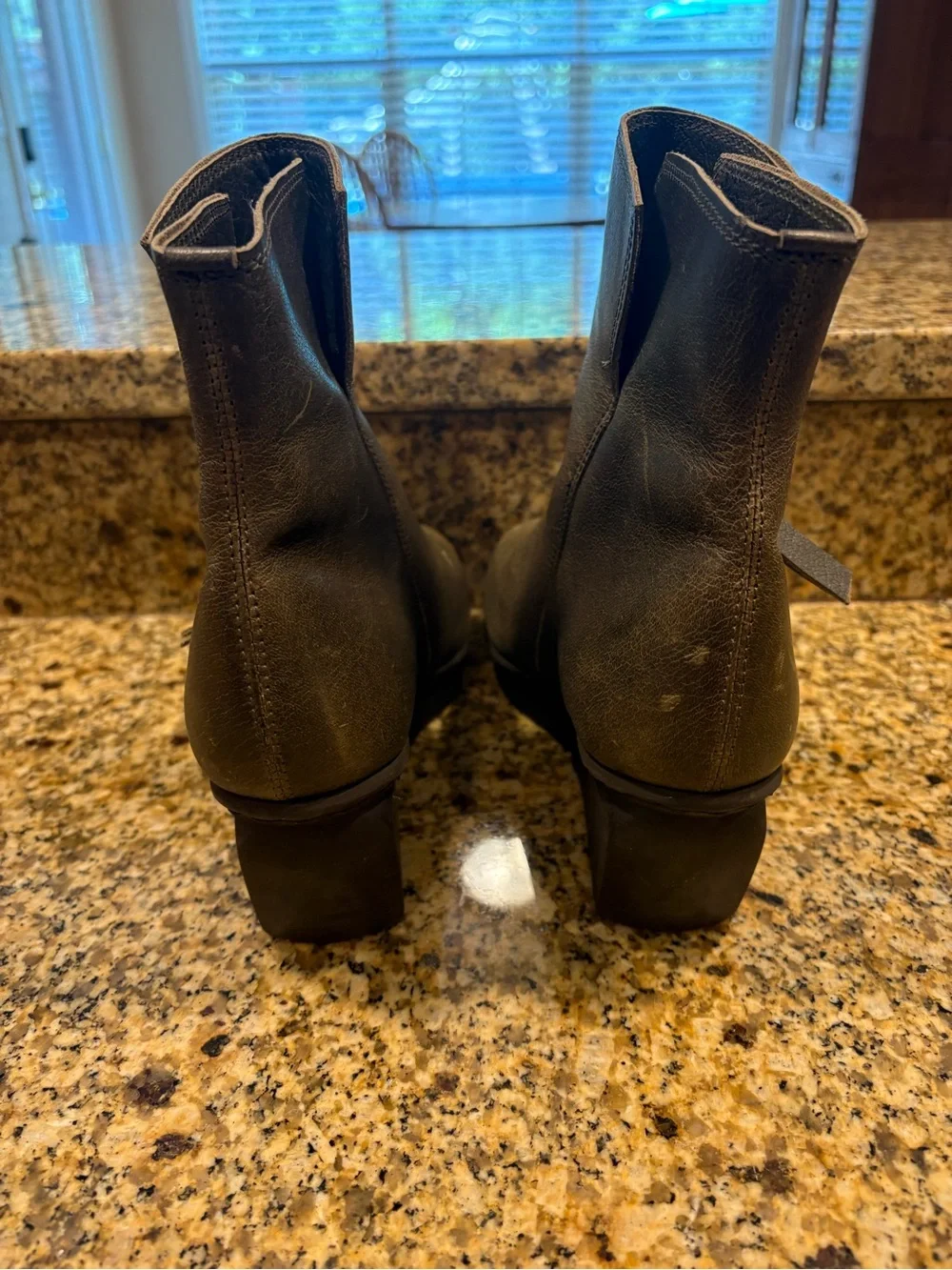 TRIPPEN Blaze f Side-Zip Custom Wedge Platform Leather Ankle Boots 37 US 6.5